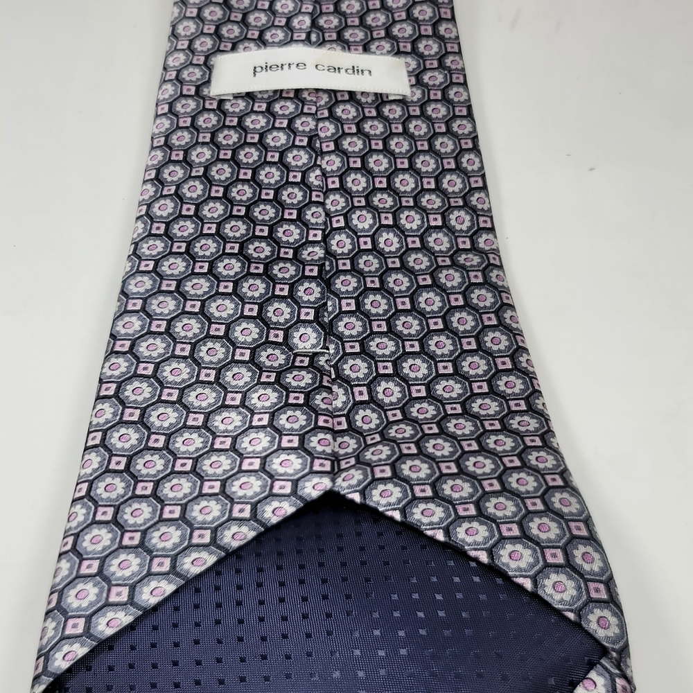 Pierre Cardin Men's Necktie 100% Pure Silk - Picture 3 of 5